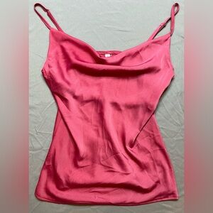 Glam Fitted Pink Camisole Top